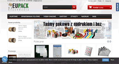 Desktop Screenshot of eupack.pl